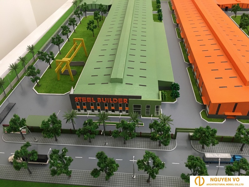 thiết kế mô hình nhà máy Steel Builder - Cty Nguyên Võ