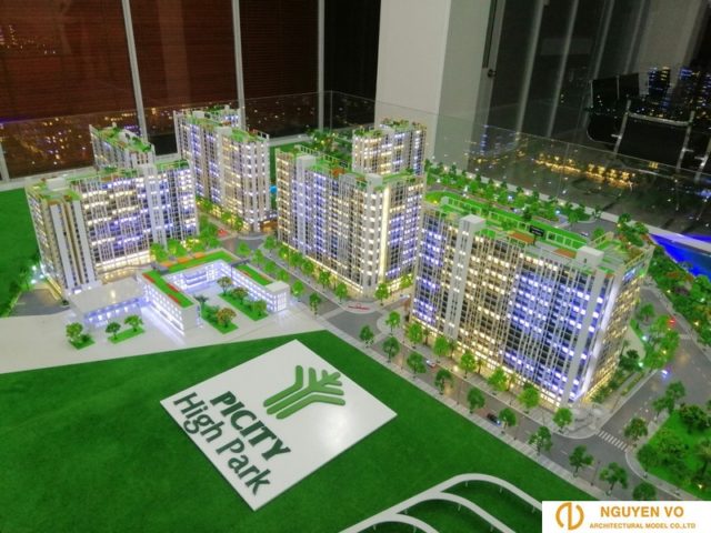 mô hình kiến trúc căn hộ 3 - Cty Nguyên Võ
