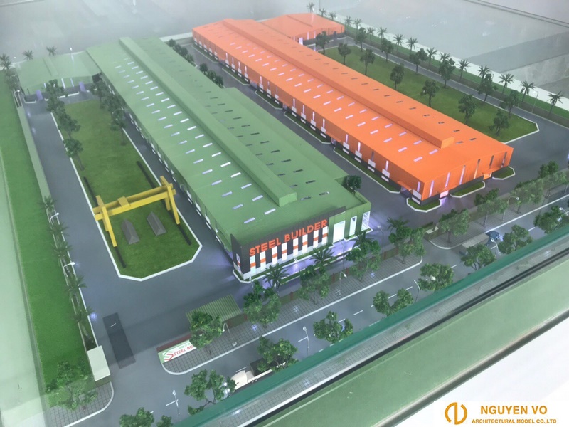 Thiết kế mô hình nhà máy Steel Builder 2 - Cty Nguyên Võ